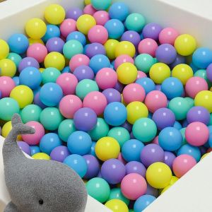 100 Balles pour Piscine a Balle B&eacute;b&eacute; - 6cm Boule Plastique Enfant Balle de Jeu