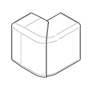 Rehau Accessoires pour goulotte CLIDI 90x55mm Angle exterieur