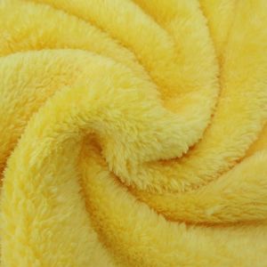 Craftine Tissu Doudou uni Jaune