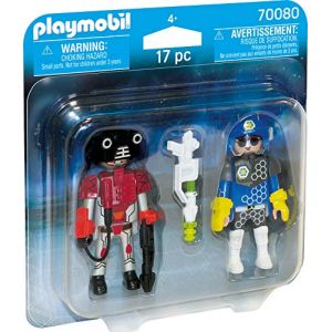 Playmobil 70080 - Policier de l'espace et robot Space