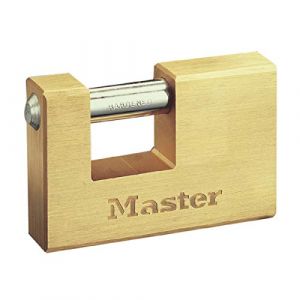 Master Lock Cadenas rectangulaire en laiton 63mm