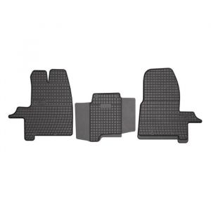 Omac Tapis de Sol pour Ford Transit Custom 2012-2022 Caoutchouc Noir