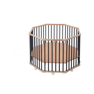 Combelle Parc Bébé Octogonal Basile Hybride Anthracite 104x104x68