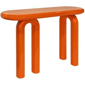 Console en MDF - Orange laqu&eacute; - ZESTORIO