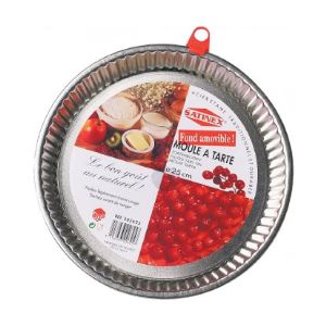 Brio (SIF UNIS France) Moule à tarte Satinex en acier (28 cm)