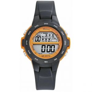 Tekday Montre gar&ccedil;on - 654962 Bracelet R&eacute;sine Noir