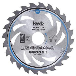 Kwb Lame de scie circulaire au carbure 585454 160 x 20 x 1.2 mm Nombre de dents: 24 1 pc(s)