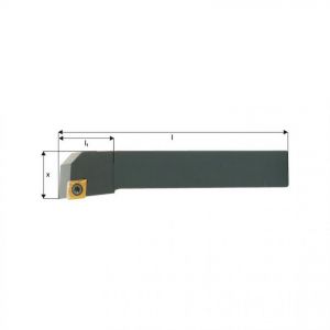 Porte outils ISO 95&deg; SCLCR/L, D&eacute;signation : SCLCR 1616 H09, Queue vierkant 16 x 16 mm, Dimensions l 100 mm, Dimensions l