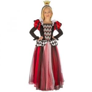 Costume for Children Black/Red Queen of Hearts