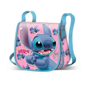 Disney Lilo et Stitch Surprise-Sac &agrave; Bandouli&egrave;re Muffin Mini, Bleu, 17 x 16 cm
