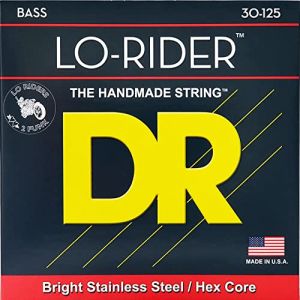 DR MH6 30 Lo Rider Stainless Steel, jeu guitare b e, 6 cordes Medi 30 125