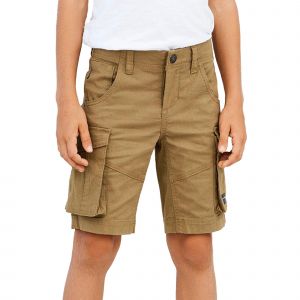 name it NKMRYAN TWIBAMGO Cargo L Shorts Noos, Beige, 134 cm Fille