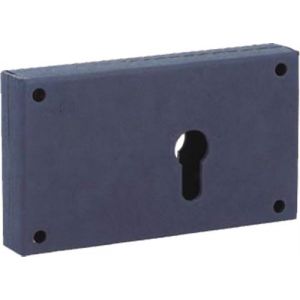 THIRARD Boîtier pêne dormant réversible PE + Gâche 140x82 mm - axe 56 - 9771