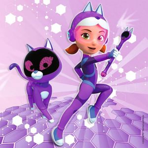 Ravensburger Puzzles 3 x 49 pièces : Matt, Jia et Emma, Petronix Defenders