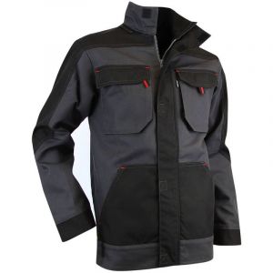 Image de LMA Blouson de travail bicolore Ceramique Gris/Noir 4-L