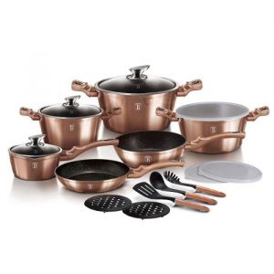 Image de BerlingerHaus batterie de cuisine, Metallic Line Rose Gold Edition - 5999108427008