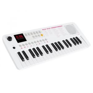 Classic Cantabile Clavier de piano MINI-37 blanc-rose