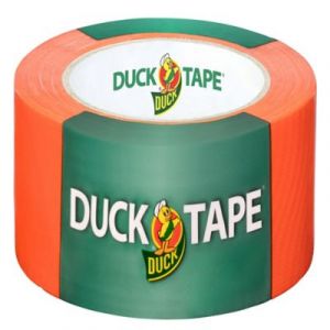 Ruban adhésif Duck Tape 106-06 original en tissu avec surface imperméable, renforcé pour usage intérieur et extérieur, 50 mm x 5 m