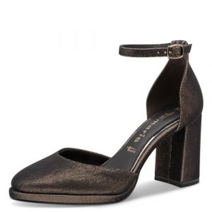 Tamaris Femme Damen Pump with Strap 1-22463-45 Escarpins, Cuivre Glam, 36 EU