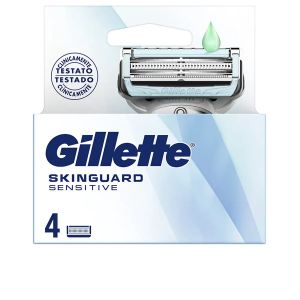 Gillette Lames de rasoir - SkinGuard - Lot de 4 - Aloe Vera - Compatible avec plusieurs poign&eacute;es