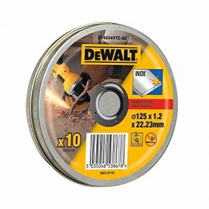 Dewalt DT42340TZ-QZ Disque à Tronçonner, Gris, 125 x 1,2 mm