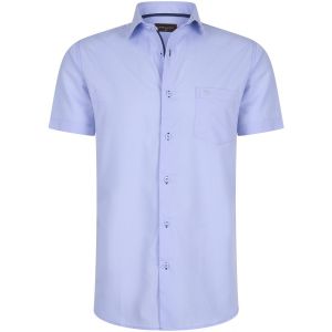 Cappuccino Short Sleeve Shirt Light Blue Size L