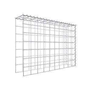 Gabion sur toile type 4 100 cm x 70 cm x 20 cm (L x H x P), maille 10 cm x 10 cm, spirale