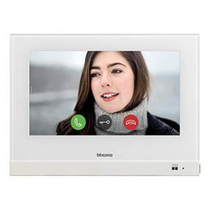 Bticino Ecran 7pouces hometouch portier ou gestion MyHOMEUp blanc BT3488W