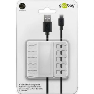 Goobay Cable Guide (5) Blanc x2