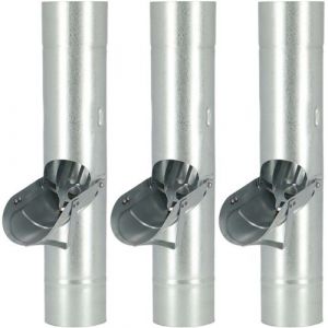 Water In The Garden - Récupérateur d'eau de pluie en zinc (Lot de 3)