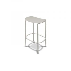 Scab Tabouret design, Tabouret design indoor / outdoor Trick - 75 cm Blanc en Metal design