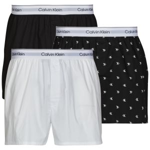 Calvin Klein Cale&ccedil;ons Jeans BOXER SLIM X3 Noir - Taille EU S,EU M,EU L,EU XL