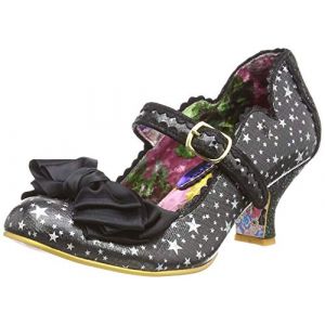Irregular Choice Summer Breeze, Pompe Femme, Noir, 39 EU