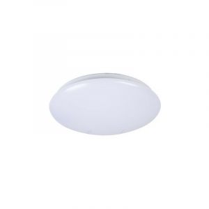 Kanlux Plafonnier LED 12W à détecteur étanche IP44 rond ?278mm Blanc - Blanc Naturel 4000K