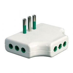 Fanton 82250 Multiprise Italienne Plate, 3 Prises, 2P+T, 10A S11