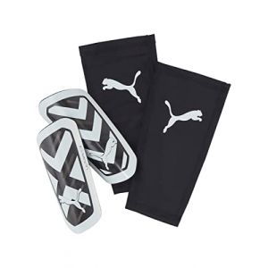 Puma Protège-Tibias Ultra Flex Chaussettes Eclipse - Noir/Blanc, pointure X-Small - Noir - Taille X-Small