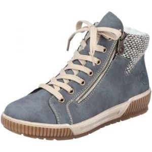 Rieker Femme Baskets N0709, Dame Baskets Basses,Semelle intérieure Amovible,Chaussure Basse,Chaussures de Rue,Loisirs,Sport,Bleu (Blau / 14),40 EU / 6.5 UK (Schuhe24, neuf)