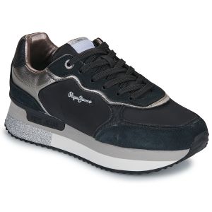Pepe Jeans Baskets basses RUSPER GLAM W Noir - Taille 36,37,38,39,40,41