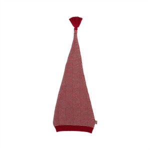 Oyoy living Bonnet noël rouge en coton Ø24x55cm