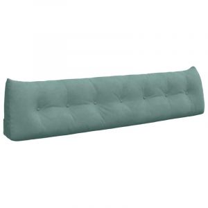 VidaXL Coussin De Dos Vert Mer 200 X 24 X 50 Cm Velours