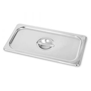 Vertes - Couvercle Gastronorm gn 1/3 Acier Inoxydable (Profondeur 100mm, Hygiénique, Résistant aux Rayures, Résistant à la Température de -40° à