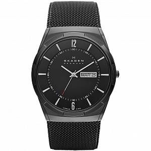 Image de SKAGEN Aktiv inox noir Mens Watch SKW6006 en acier inoxydable