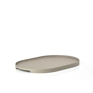 Zone Denmark Plateau en fer taupe 35x23cm