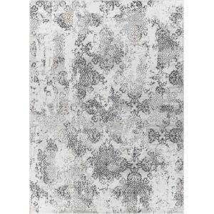 Tapis Vintage Oriental - Blanc et Gris - 160x213cm