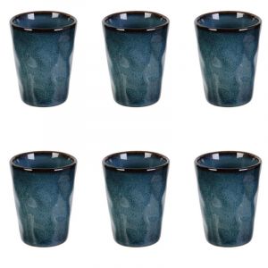 Gobelet expresso en grès bleu Au grès du temps Bleu