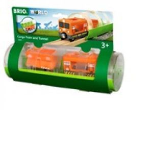 Brio World - 33891 - Train Cargo et Tunnel