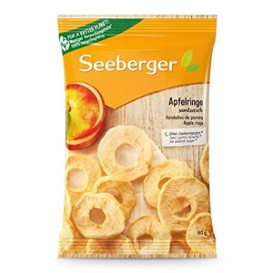 Image de Seeberger Rondelles De Pomme S&eacute;ch&eacute;es - Le Sachet De 80 G