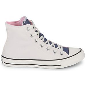 Converse Baskets montantes CHUCK TAYLOR ALL STAR DENIM FASHION HI - Couleur 37,39,40,37 1/2 - Taille Blanc