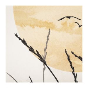 Atmosphera Toile Brod&eacute;e Imprim&eacute;e "Alois" 40x50cm Multicolore