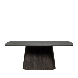 Made by Woood Table à manger 8 personnes en bois - Bois foncé